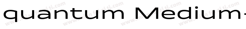 quantum Medium字体转换